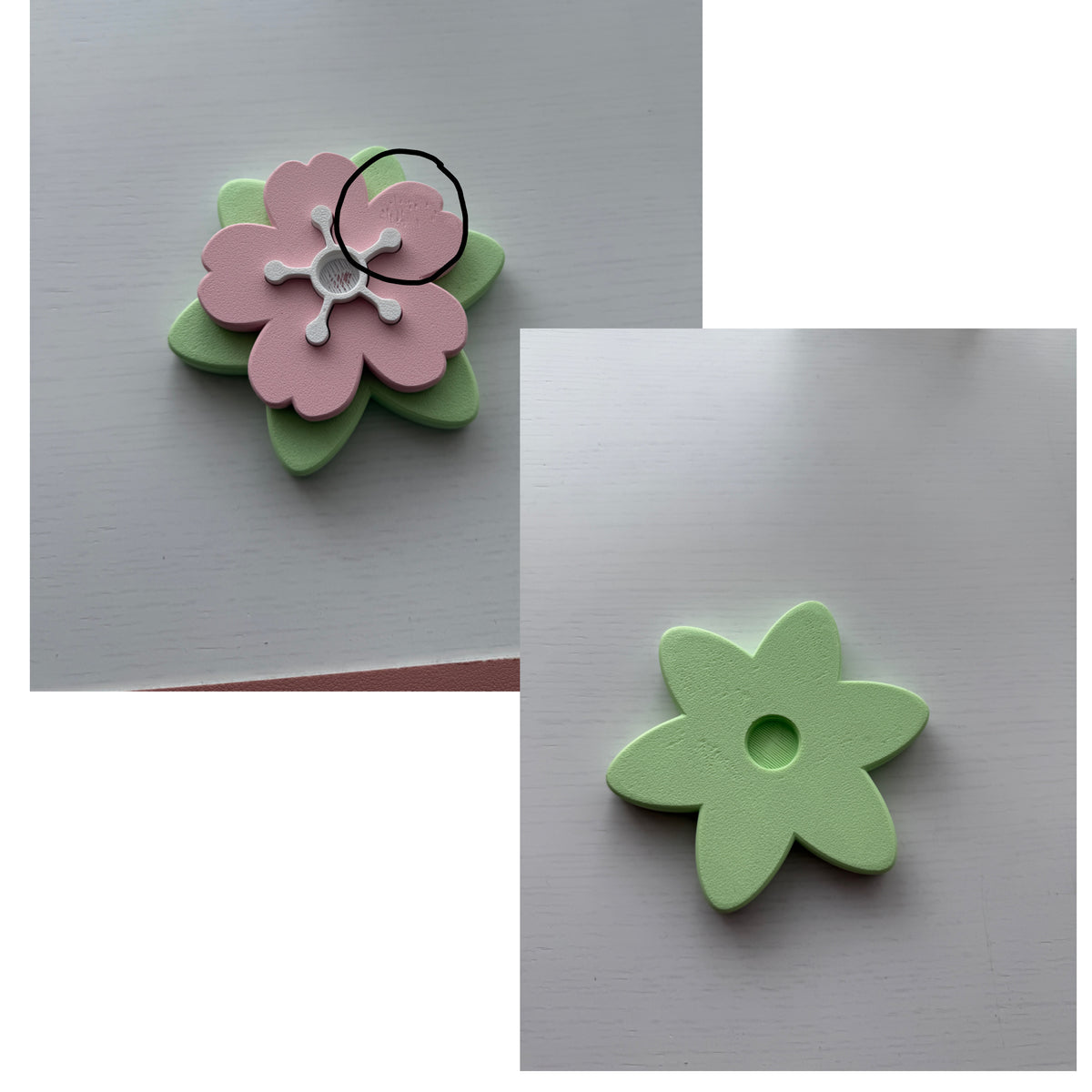 Second Chance Mini Sakura Spinner (Pistachio)
