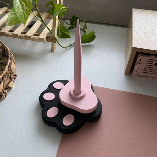 Second Chance Paw Spinner (Black-Pink)