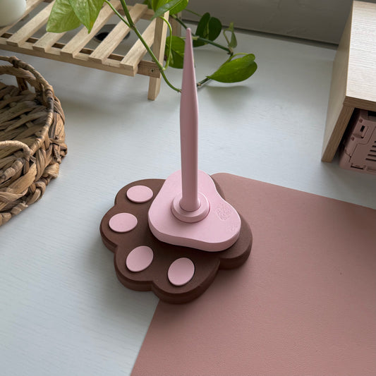 Second Chance Paw Spinner (Brown-Pink)