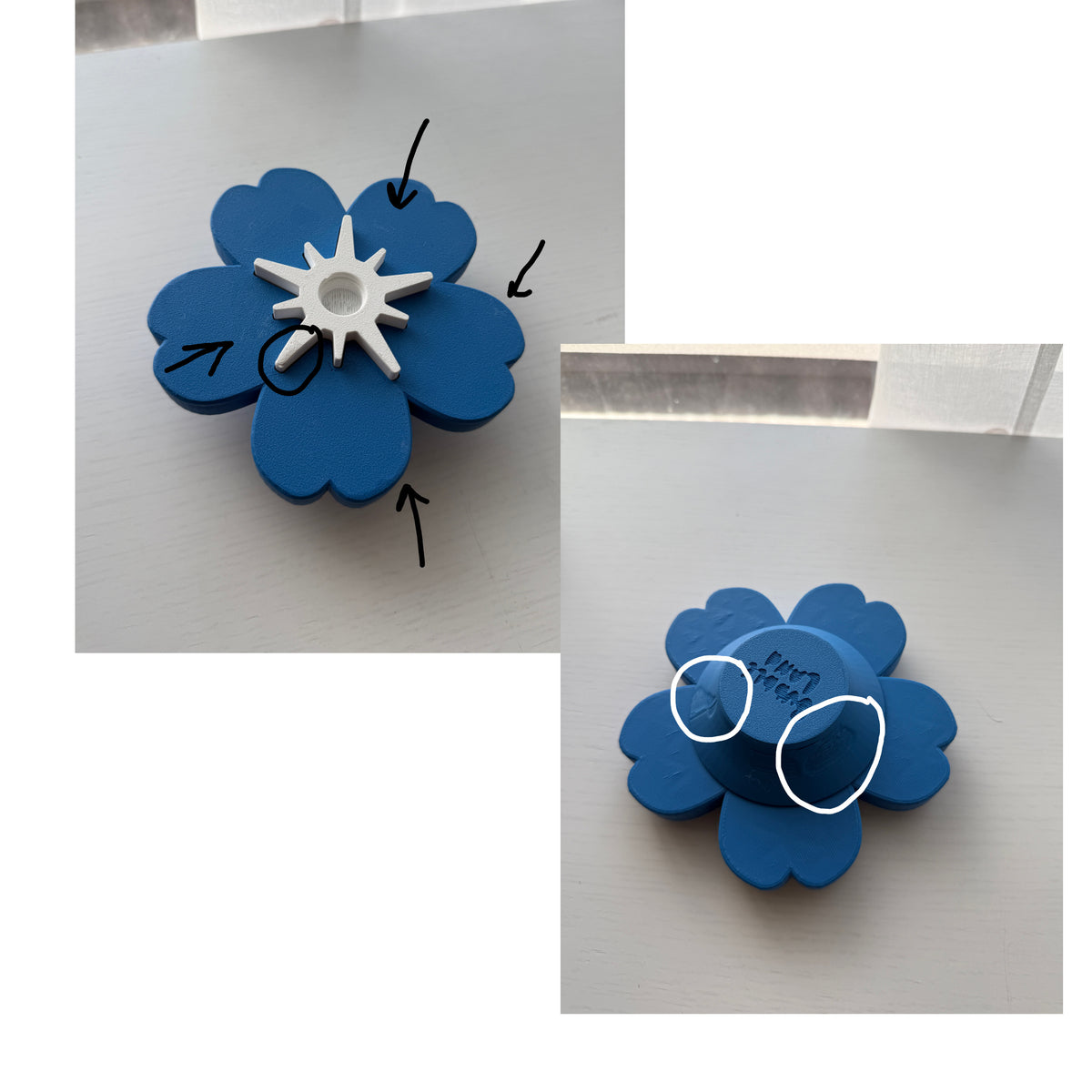 Second Chance Forget Me Not Walkie Spinner (With Compartment)