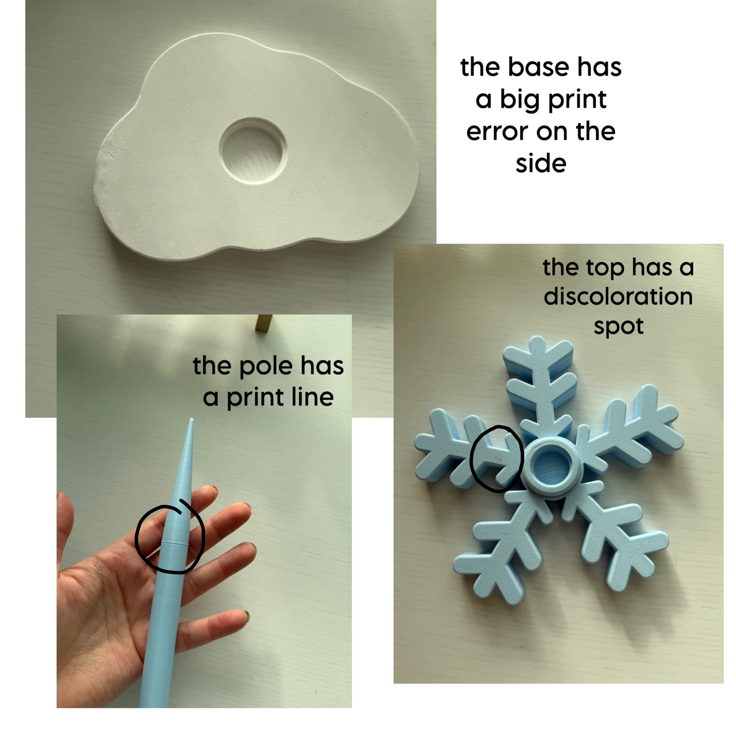 Second Chance Frosty Flake Spinner