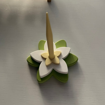 Second Chance Mini Plumeria Spinner (Matcha)