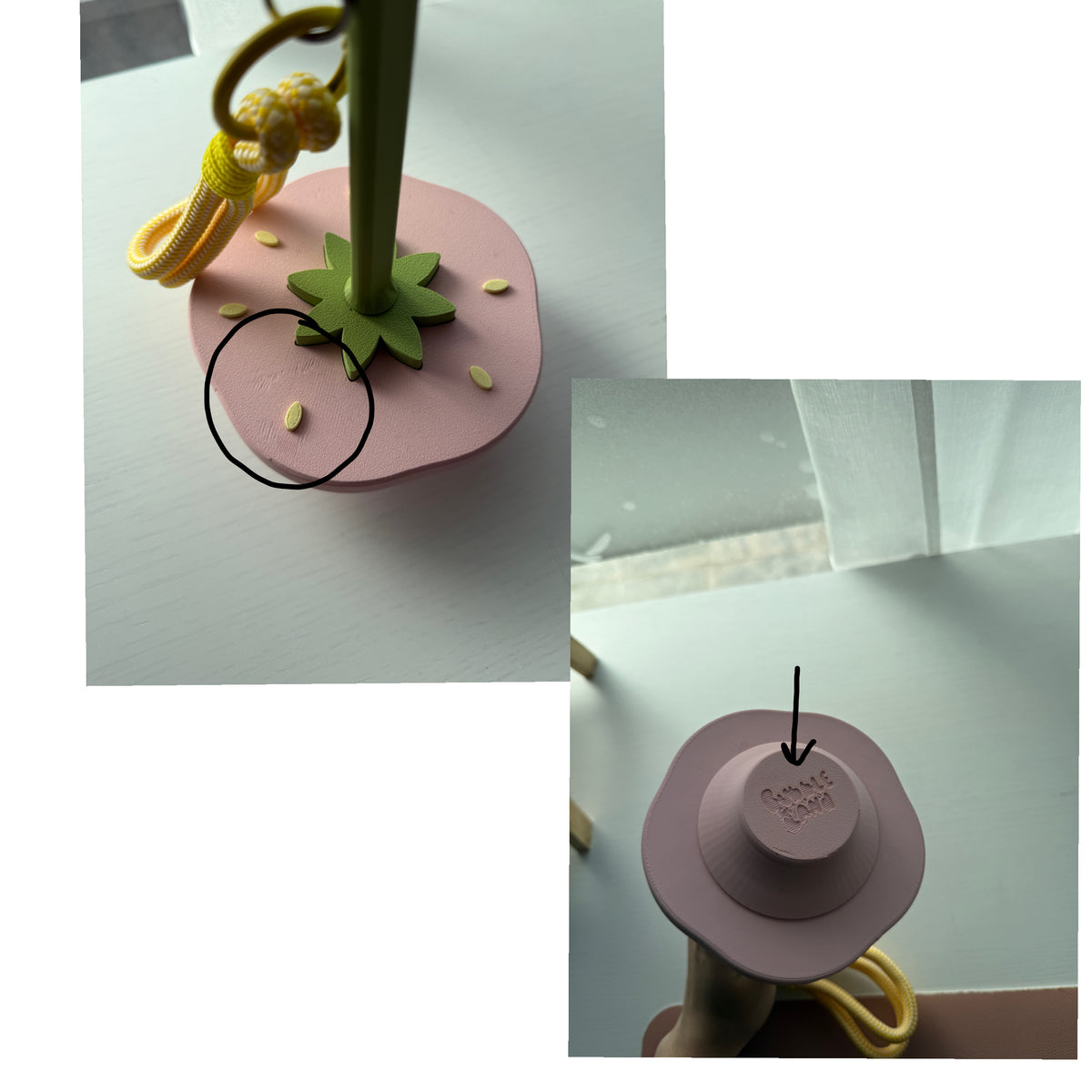 Second Chance Strawberry Spinner (With Compartment)