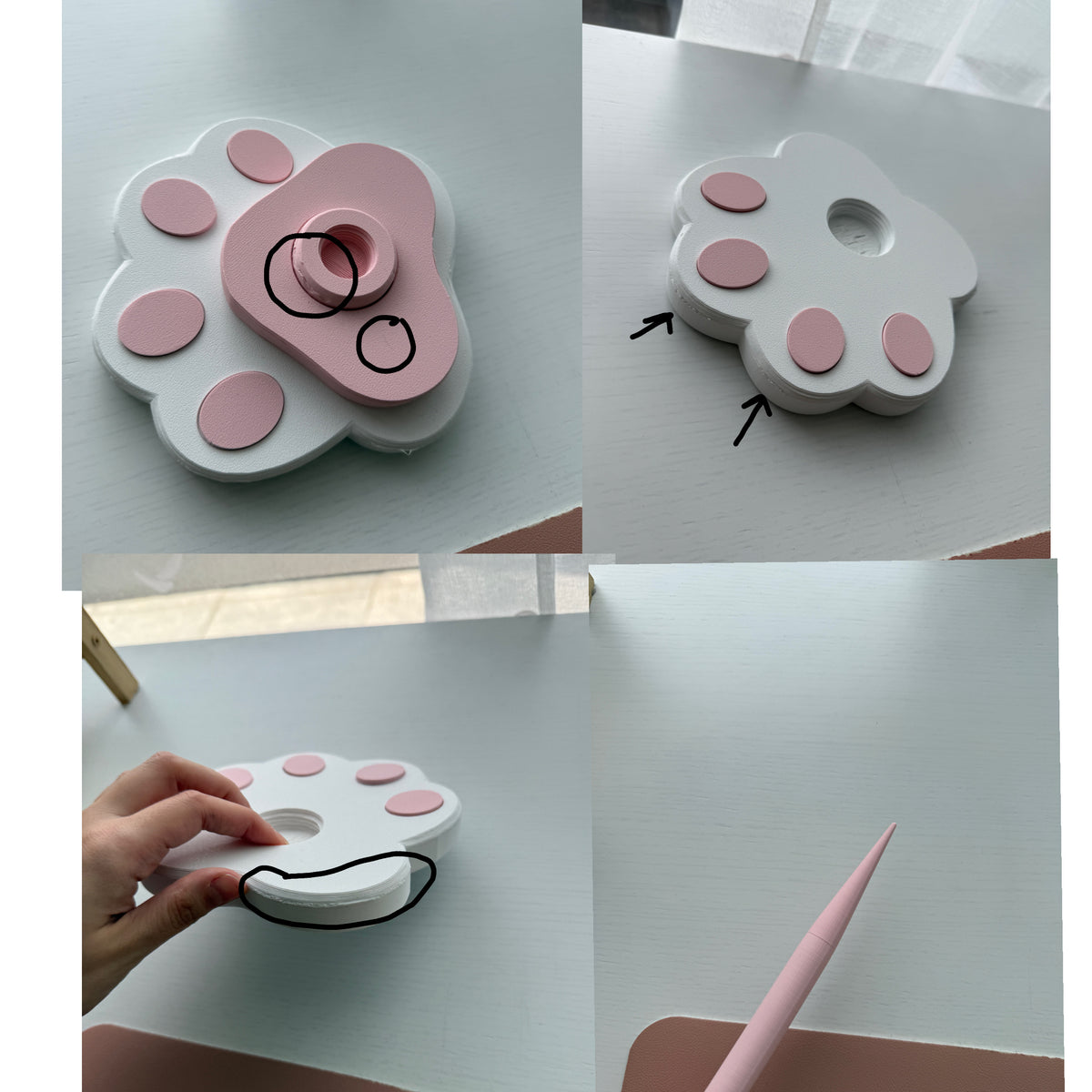 Second Chance Paw Spinner