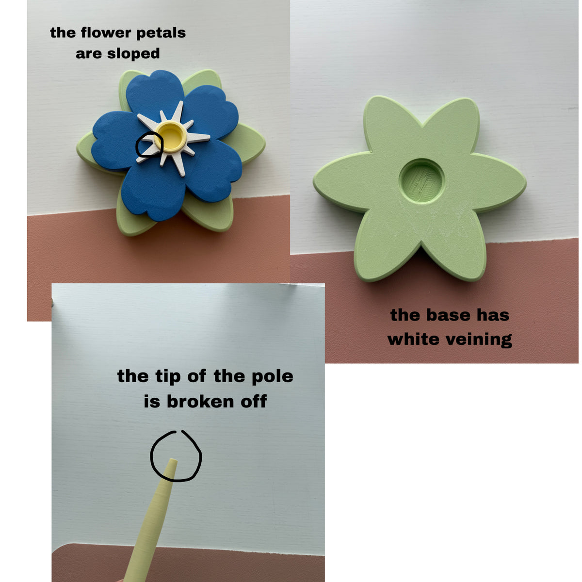Second Chance Forget Me Not Spinner (Pistachio)