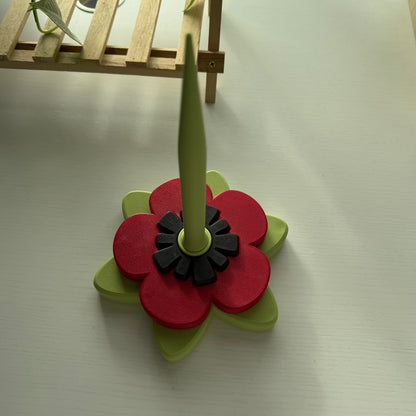 Second Chance Poppy Spinner (Red)