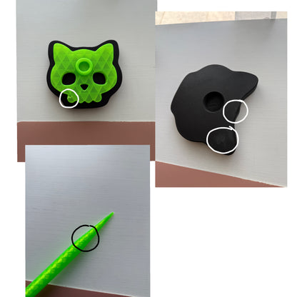 Second Chance Cat Skull Spinner