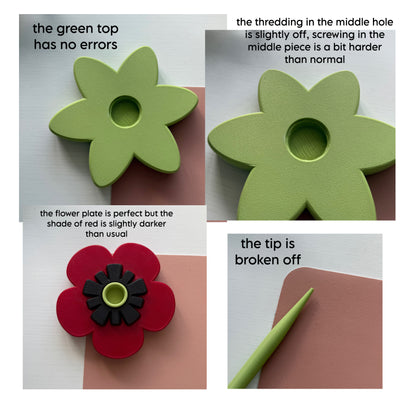 Second Chance Poppy Spinner (Red)