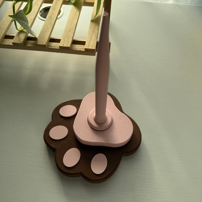 Second Chance Paw Spinner (Brown-Pink)