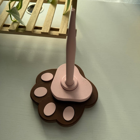 Second Chance Paw Spinner (Brown-Pink)