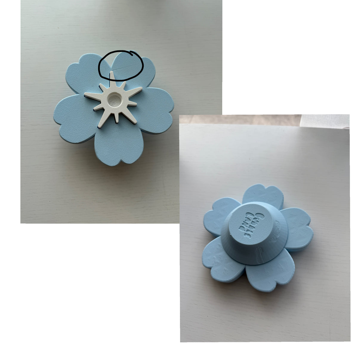 Second Chance Forget Me Not Walkie Spinner (With Compartment)