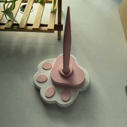 Second Chance Paw Spinner (White-Pink)