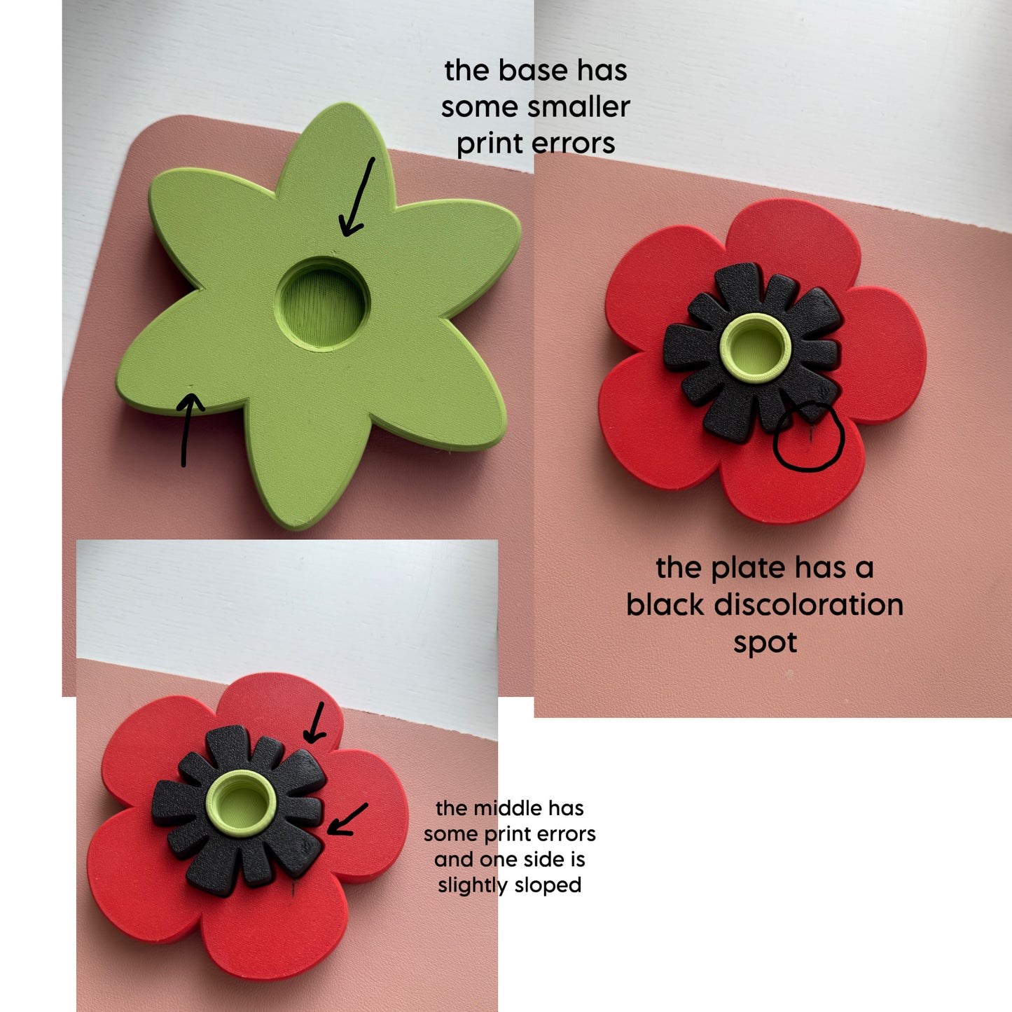 Second Chance Poppy Spinner (Red)