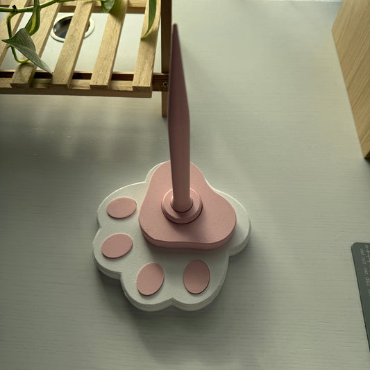 Second Chance Paw Spinner (White-Pink)