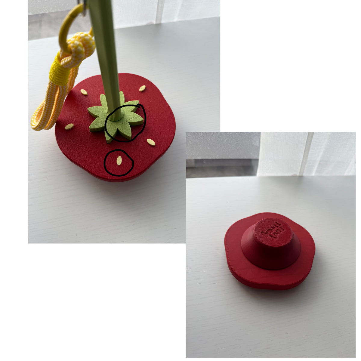 Second Chance Strawberry Spinner (With Compartment)