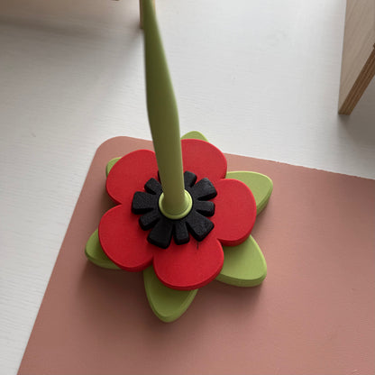 Second Chance Poppy Spinner (Red)